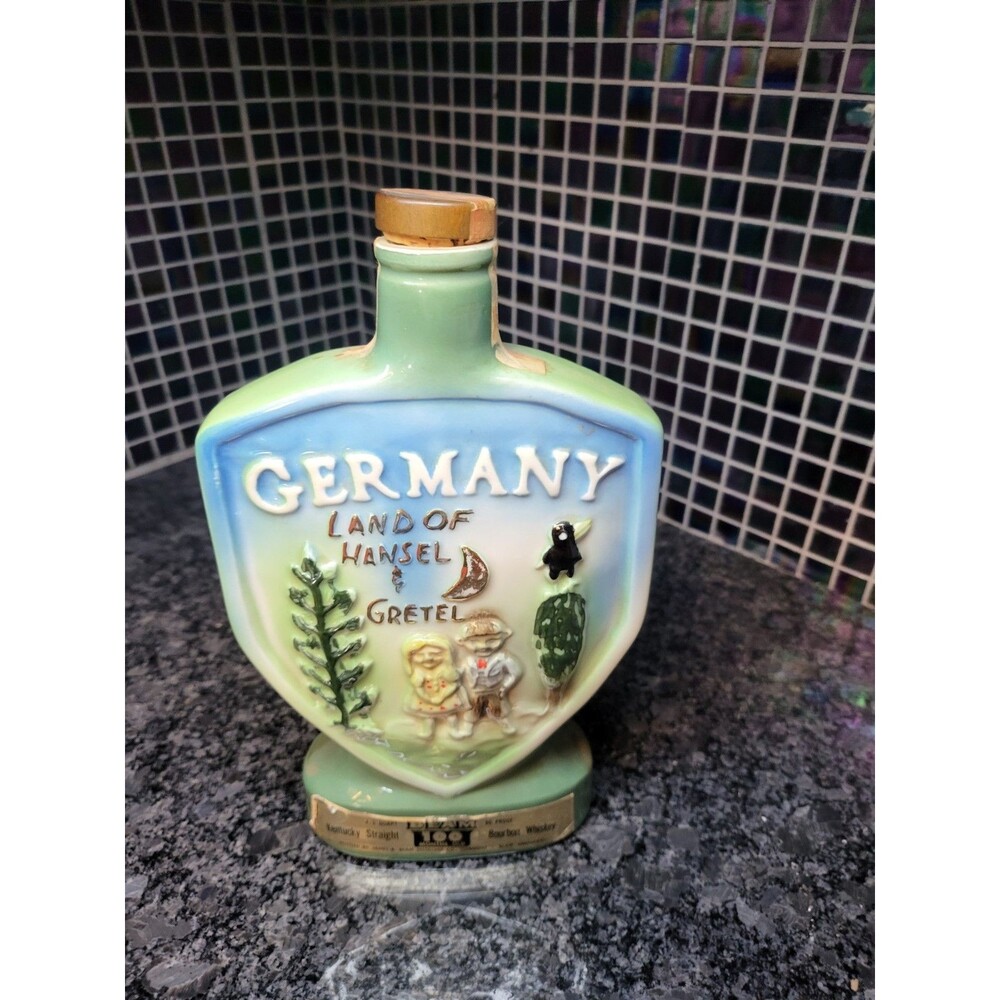 Vintage 1972 Jim Beam Decanter Germany land of Hansel and Gretel Empty
